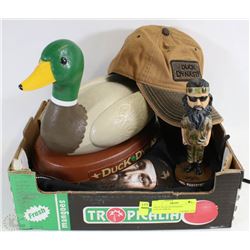 TRAY OF DUCK DYNASTY COLLECTIBLES