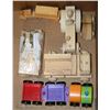 Image 1 : SET OF HANDMADE WOODEN TRUCKS WITH 1 SEALED