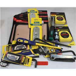 FLAT OF NEW ASSORTED TOOLS