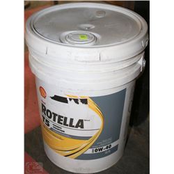 18.9L SHELL ROTELLA 0W-40 SYNTHETIC DIESEL OIL