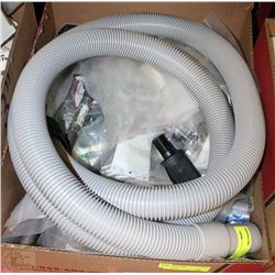 BOX OF ASSORTED HARDWARE, FITTINGS, AND MORE!