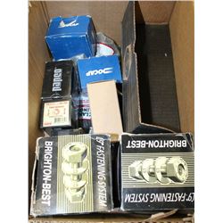 BOX OF ASSORTED BOLTS