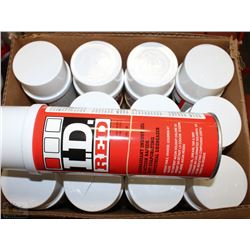 CASE OF 12 I.D. RED INDUSTRIAL DEGREASER