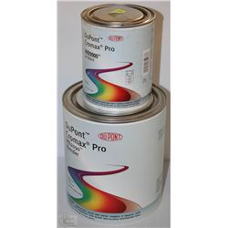 1L AND 3.5L PAILS OF DUPONT CROMAX PRO PAINT