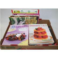 FLAT OF COOK BOOKS