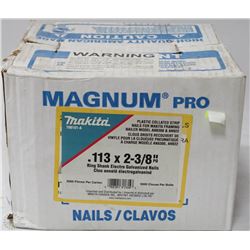 CASE OF MAKITA MAGNUM PRO .113 X 2-3/8" RING