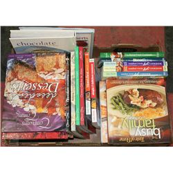 FLAT OF COOK BOOKS
