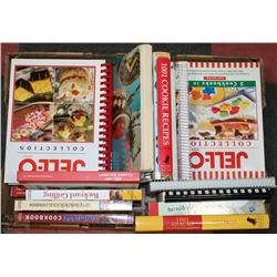 FLAT OF COOK BOOKS