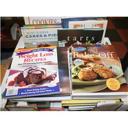 FLAT OF COOK BOOKS
