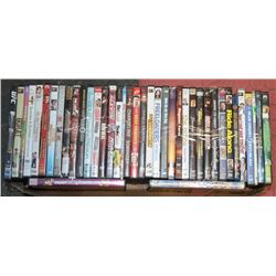 BOX OF 40 ASSORTED DVD MOVIES