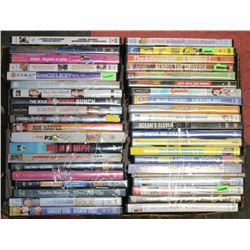 BOX OF 40 ASSORTED DVD MOVIES