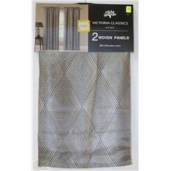 VITORIA CLASSICS 2 WOVEN PANELS 80" X 84"