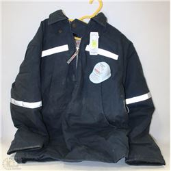 WORK KING WINTER WORK JACKET WITH HOOD SIZE LARGE