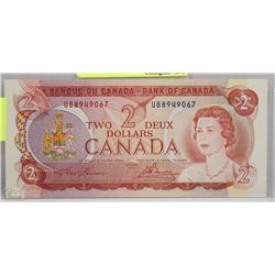 K) CANADIAN 1974 $2.00 BILL