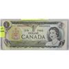 Image 1 : J) CANADIAN 1973 $1.00 BILL