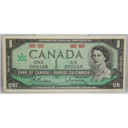 Z) 1867-1967 CANADIAN CENTENNIAL $1.00 BILL