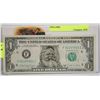 Image 1 : G) US 1988 $1.00 BILL (SANTA DOLLARS)