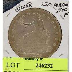 CL) 1874 USA .900 SILVER TRADE DOLLAR