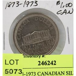 CV) 1873-1973 CANADIAN SILVER PEI DOLLAR
