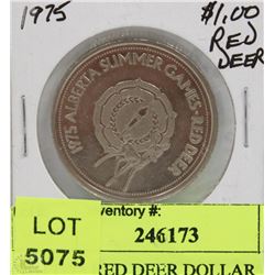 AG) 1975 RED DEER DOLLAR (ALBERTA SUMMER GAMES)