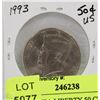 Image 1 : CR) 1993 USA LIBERTY 50 CENT KENNEDY COIN