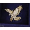 Image 1 : .925 SILVER EAGLE W/GOLD PLATED WING TIPS