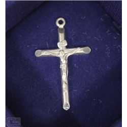 .925 SILVER CROSS PENDANT - MADE IN ITALY