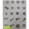 Image 1 : ESTATE COIN SHEET INCLUDES FIVE $1 COINS,