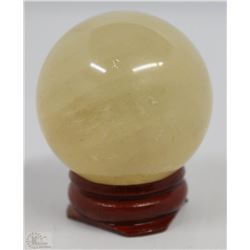 #5-NATURAL CITRINE SPHERE CRYSTAL QUARTZ
