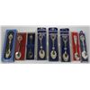 Image 1 : 173) EIGHT COLLECTOR`S SPOONS