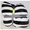 Image 1 : NEW PLUSH BLACK AND WHITE QUEEN BLANKET