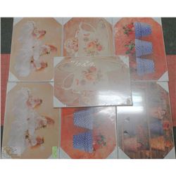 LOT OF 7 NEW ANNE GEDDES COLLECTION PLAQUERED