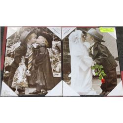 TWO NEW BLACK AND WHITE YOUNG KIDS "WEDDING"