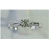 Image 1 : #8-14KT WHITE GOLD DIAMOND SOLITAIRE RING