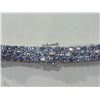 Image 2 : #27-STERLING SILVER TANZANITE BRACELET