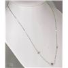 Image 1 : #34-10KT WHITE GOLD DIAMOND NECKLACE
