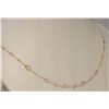 Image 1 : #43-14KT YELLOW GOLD SAPPHIRE NECKLACE