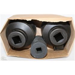 LOT OF 1/4" & 3/4" IMPACT SOCKETS
