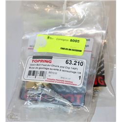 LOT OF 7 TOPRING OPEN BALL FOOT AIR CHUCK & CLIP