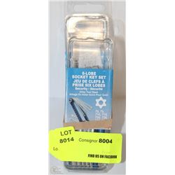 LOT OF TWO 6-LOBE SOCKET KEY SET