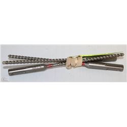 LOT OF 3 HILTI CONCRETE BITS