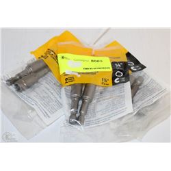 LOT OF FIVE 2PK DEWALT 1/4" MAGNETIC NUT DRIVERS