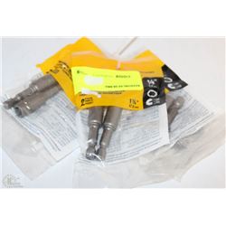 LOT OF FIVE 2PK DEWALT 1/4" MAGNETIC NUT DRIVERS