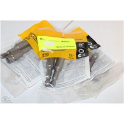 LOT OF FIVE 2PK DEWALT 1/4" MAGNETIC NUT DRIVERS