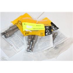 LOT OF FIVE 2PK DEWALT 1/4" MAGNETIC NUT DRIVERS