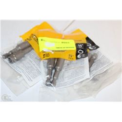 LOT OF FIVE 2PK DEWALT 1/4" MAGNETIC NUT DRIVERS