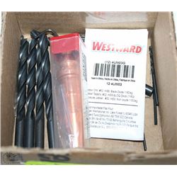 LOT OF ASSORTED BITS, OXY SIZE 4 CUTTING TIP, AND