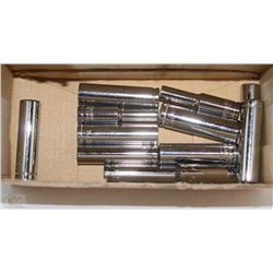 LOT OF 12 ASSORTED WESTWARD SOCKETS