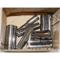 LOT OF 12 ASSORTED WESTWARD SOCKETS