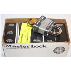 LOT OF 5 MASTER LOCK COMMERCIAL PAD LOCKS